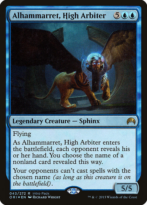 Alhammarret, High Arbiter (43) [Magic Origins Promos]