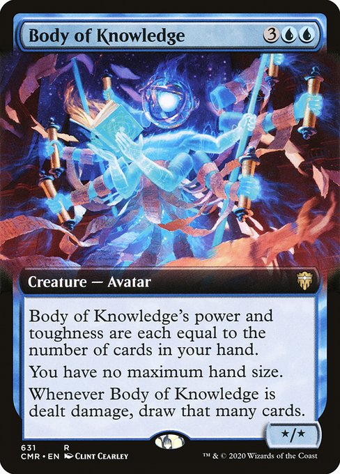 Body of Knowledge (631) [Commander Legends] [Extended Art]