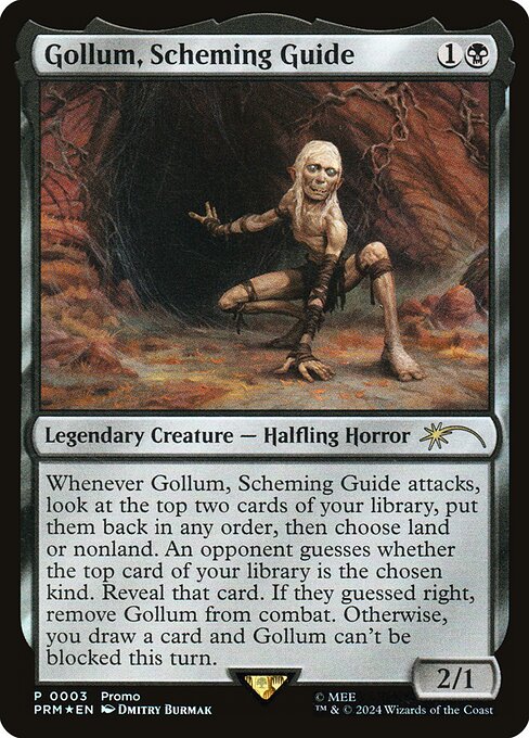 Gollum, Scheming Guide (3) [Tales of Middle-earth Deluxe Commander Kit]