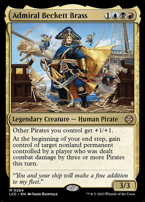 Admiral Beckett Brass (264) [The Lost Caverns of Ixalan Commander]