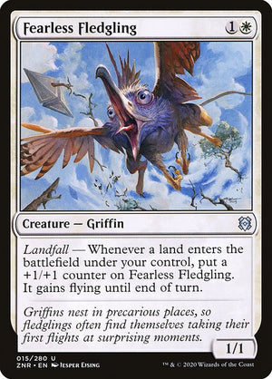 Fearless Fledgling (15) [Zendikar Rising]