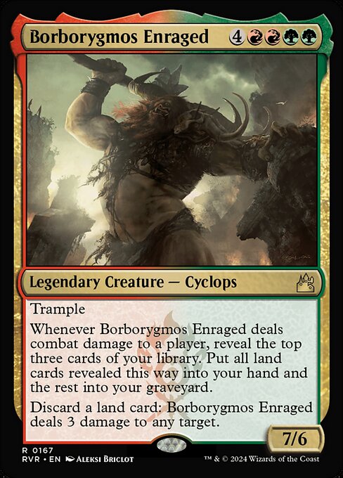 Borborygmos Enraged (167) [Ravnica Remastered]