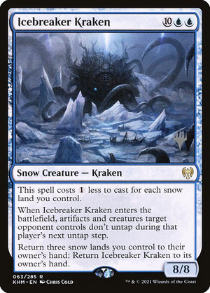 Icebreaker Kraken (63p) [Kaldheim Promos]