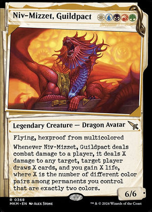Niv-Mizzet, Guildpact (368) [Murders at Karlov Manor] [Showcase]
