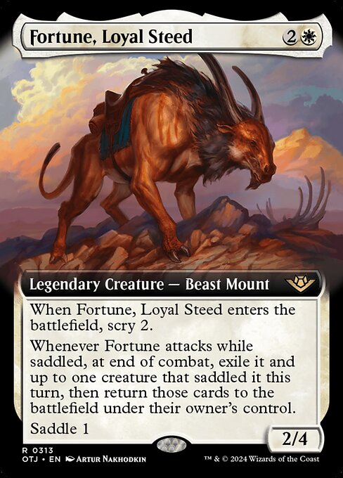Fortune, Loyal Steed (313) [Outlaws of Thunder Junction]
