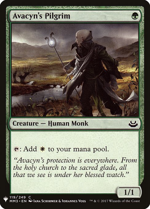 Avacyn's Pilgrim (MM3-119) [The List]