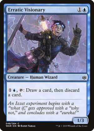 Erratic Visionary (48) [War of the Spark]
