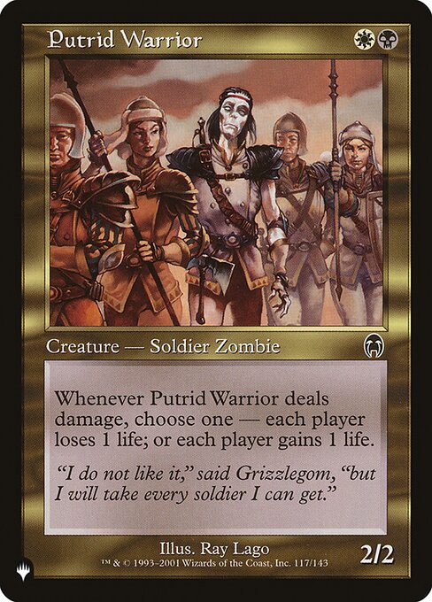 Putrid Warrior (APC-117) [The List]