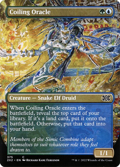 Coiling Oracle (375) [Double Masters 2022] [Borderless]