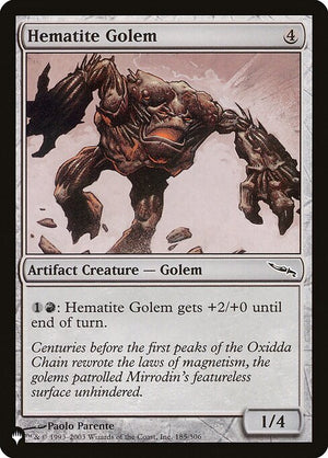 Hematite Golem (MRD-185) [The List]