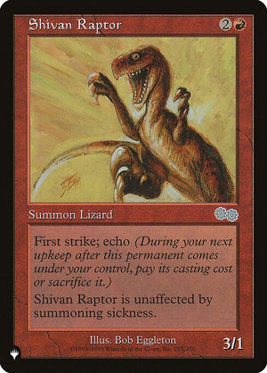 Shivan Raptor (USG-215) [The List]