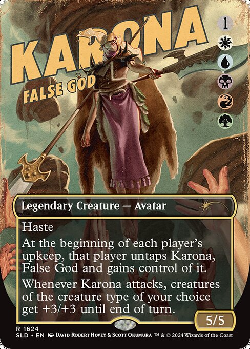 Karona, False God (1624) [Secret Lair Drop]