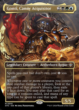 Gonti, Canny Acquisitor (1) [Outlaws of Thunder Junction Commander]
