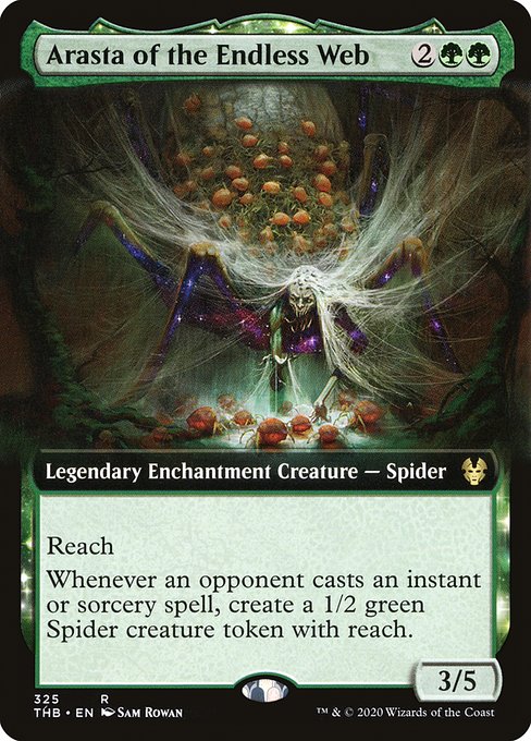 Arasta of the Endless Web (325) [Theros Beyond Death] [Extended Art]