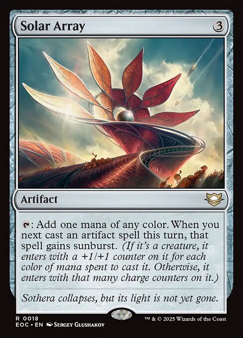 Solar Array (18) [Edge of Eternities Commander]