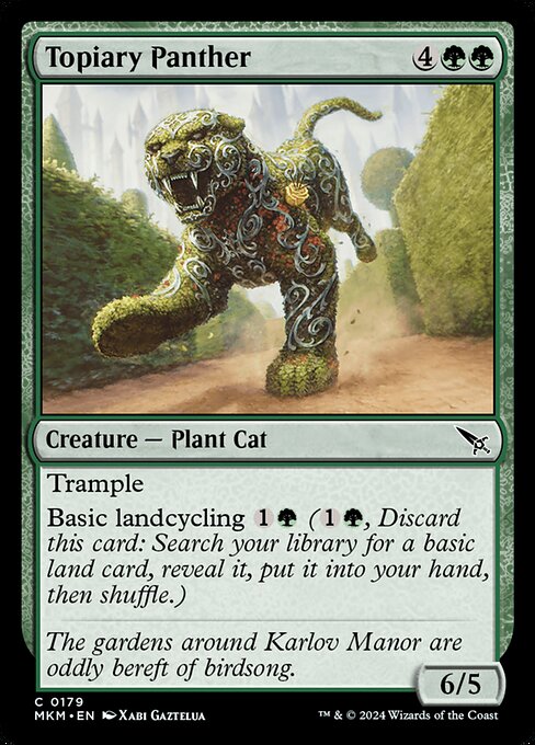 Topiary Panther (179) [Murders at Karlov Manor]