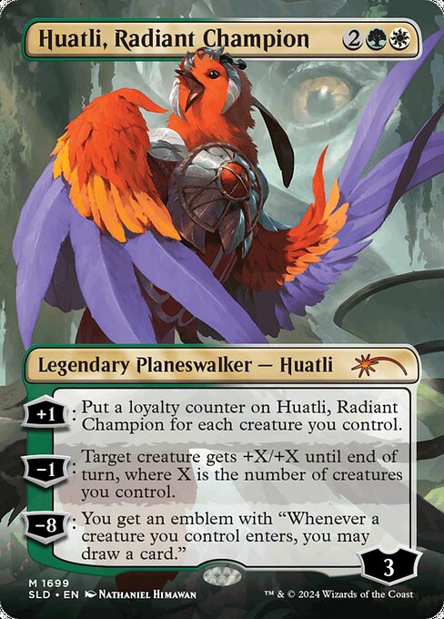 Huatli, Radiant Champion (1699) [Secret Lair Drop]