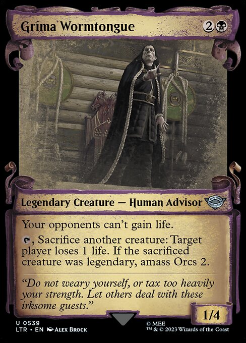 Gríma Wormtongue (539) [The Lord of the Rings: Tales of Middle-earth] [Showcase]