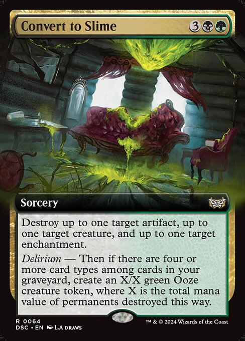 Convert to Slime (64) [Duskmourn: House of Horror Commander]