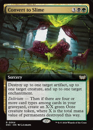 Convert to Slime (64) [Duskmourn: House of Horror Commander]