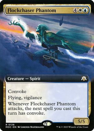 Flockchaser Phantom (128) [March of the Machine Commander] [Extended Art]