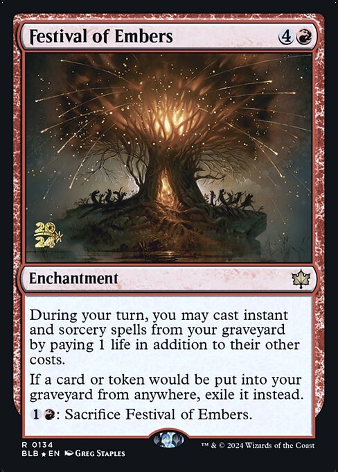 Festival of Embers (134s) [Bloomburrow Promos]