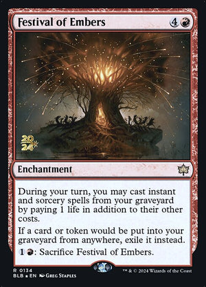 Festival of Embers (134s) [Bloomburrow Promos]