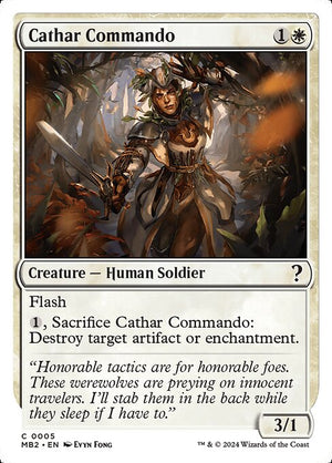 Cathar Commando (5) [Mystery Booster 2]