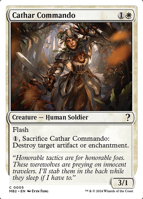 Cathar Commando (5) [Mystery Booster 2]