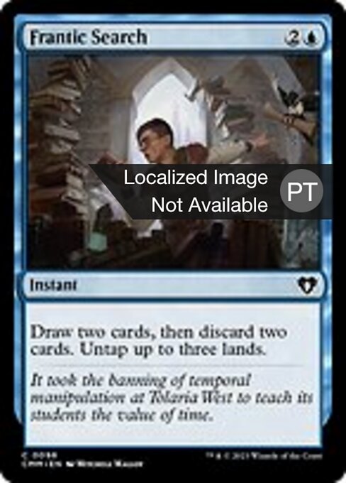 Frantic Search (96) [Commander Masters]