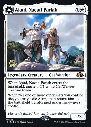 Ajani, Nacatl Pariah // Ajani, Nacatl Avenger (237s) [Modern Horizons 3 Promos]