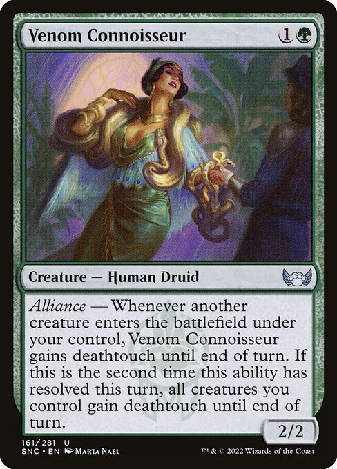 Venom Connoisseur (161) [Streets of New Capenna]
