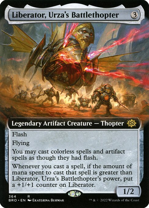 Liberator, Urza's Battlethopter (364) [The Brothers' War] [Extended Art]