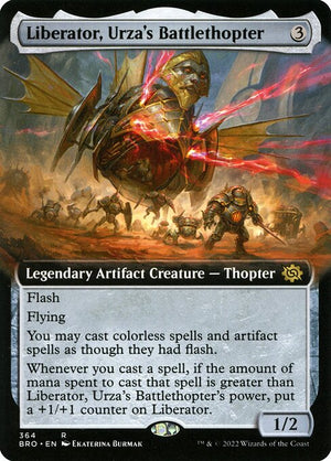 Liberator, Urza's Battlethopter (364) [The Brothers' War] [Extended Art]