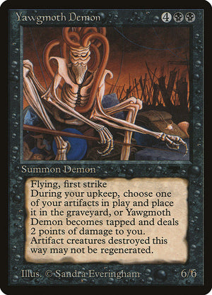 Yawgmoth Demon (21) [Antiquities]