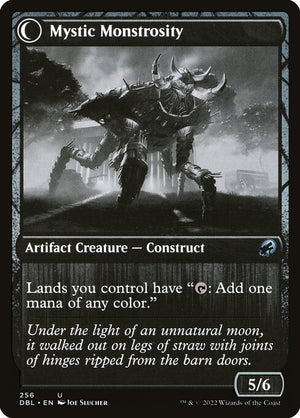 Mystic Skull // Mystic Monstrosity (256) [Innistrad: Double Feature] Reverse
