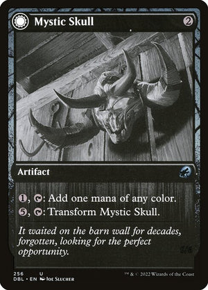 Mystic Skull // Mystic Monstrosity (256) [Innistrad: Double Feature]