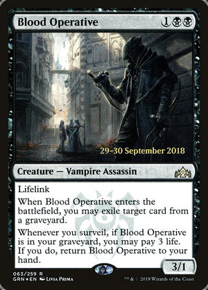 Blood Operative (63s) [Guilds of Ravnica Promos]