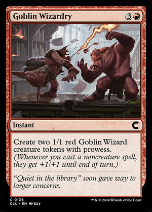 Goblin Wizardry (136) [Ravnica: Clue Edition]