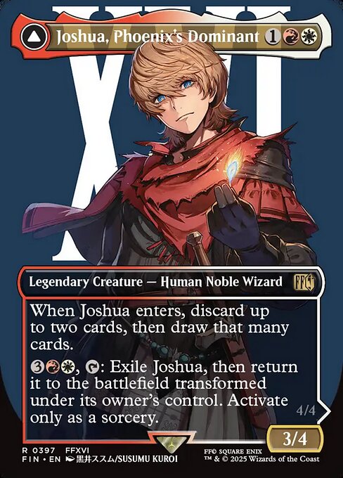 Joshua, Phoenix's Dominant // Phoenix, Warden of Fire (397) [Final Fantasy]