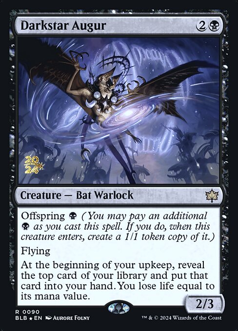 Darkstar Augur (90s) [Bloomburrow Promos]