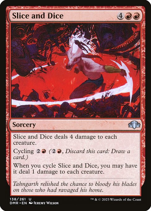Slice and Dice (138) [Dominaria Remastered]