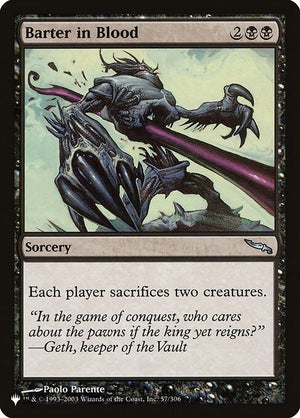 Barter in Blood (MRD-57) [The List]