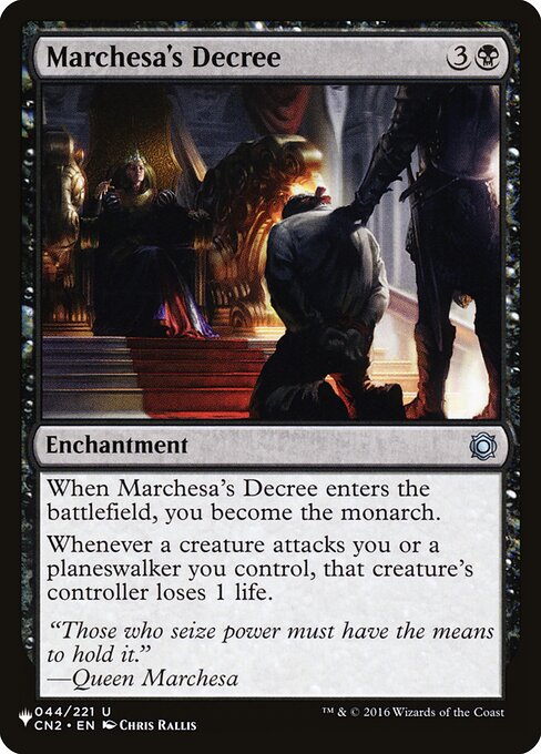 Marchesa's Decree (CN2-44) [The List]