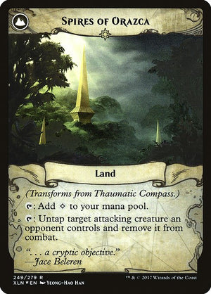 Thaumatic Compass // Spires of Orazca (249s) [Ixalan Promos] Reverse