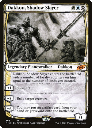 Dakkon, Shadow Slayer (363) [Modern Horizons 2] [Showcase]