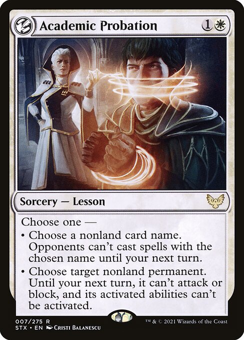 Academic Probation (7) [Strixhaven: School of Mages]
