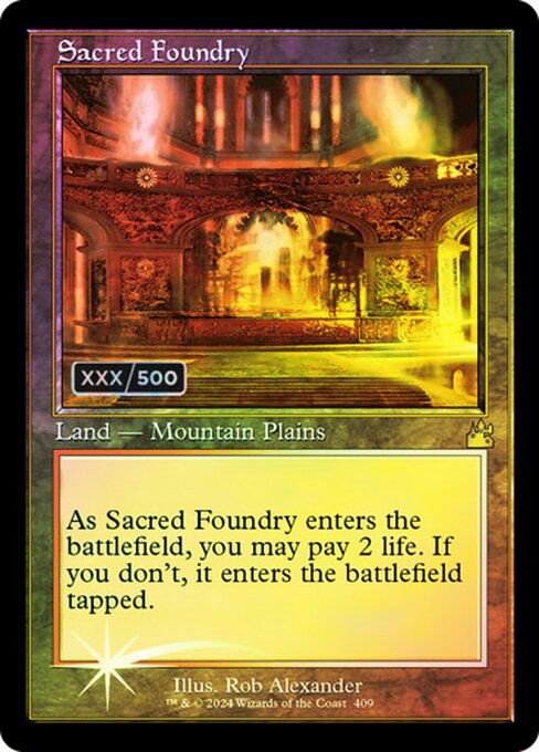 Sacred Foundry (409z) [Ravnica Remastered]