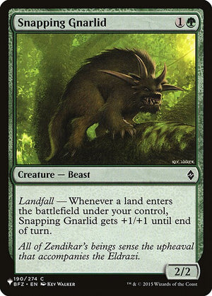 Snapping Gnarlid (BFZ-190) [The List]
