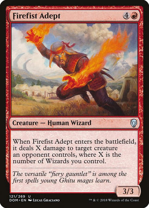 Firefist Adept (121) [Dominaria]